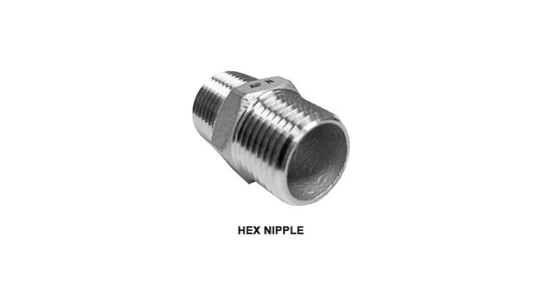 SS Hex Nipple